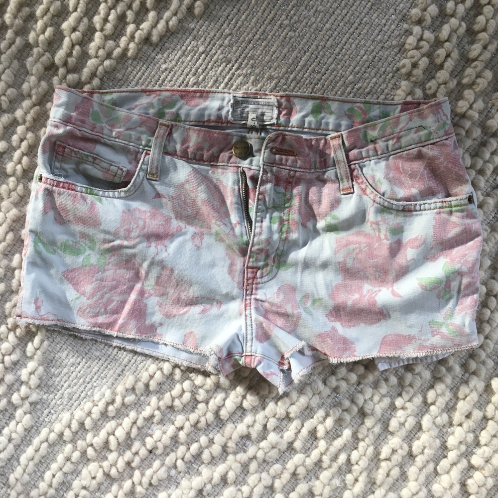 Current/Elliott The Boyfriend Short Red Rose